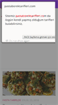 Mobile Screenshot of pastaborektarifleri.com